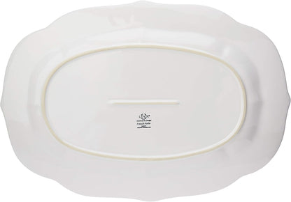 Lenox French Perle Chip and Dip Tray, White -
