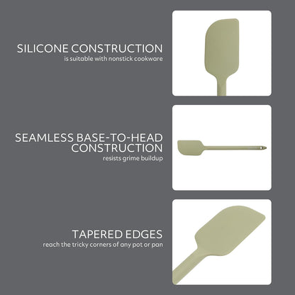 Sur La Table Kitchen Essential Mealcraft Silicone Spatula - Juniper Green