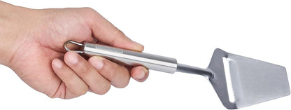 Restaurantware Stainless Steel Handheld Cheese Slicer - German Standard Cheese Cutter with Sharp Blades, Dishwasher Safe - Heavy Duty Plane Cutter for Butter, Parmesan, Cheddar