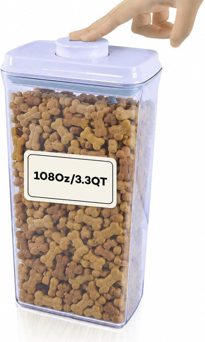 Bop Top Airtight Food Storage Containers with Lid 2 Cups / 16 oz | Kitchen Canister Sets | Air Tight Pantry Container | Pop Top Dry Food Storage Containers for Snacks, Sugar, Flour, Baking, Pasta