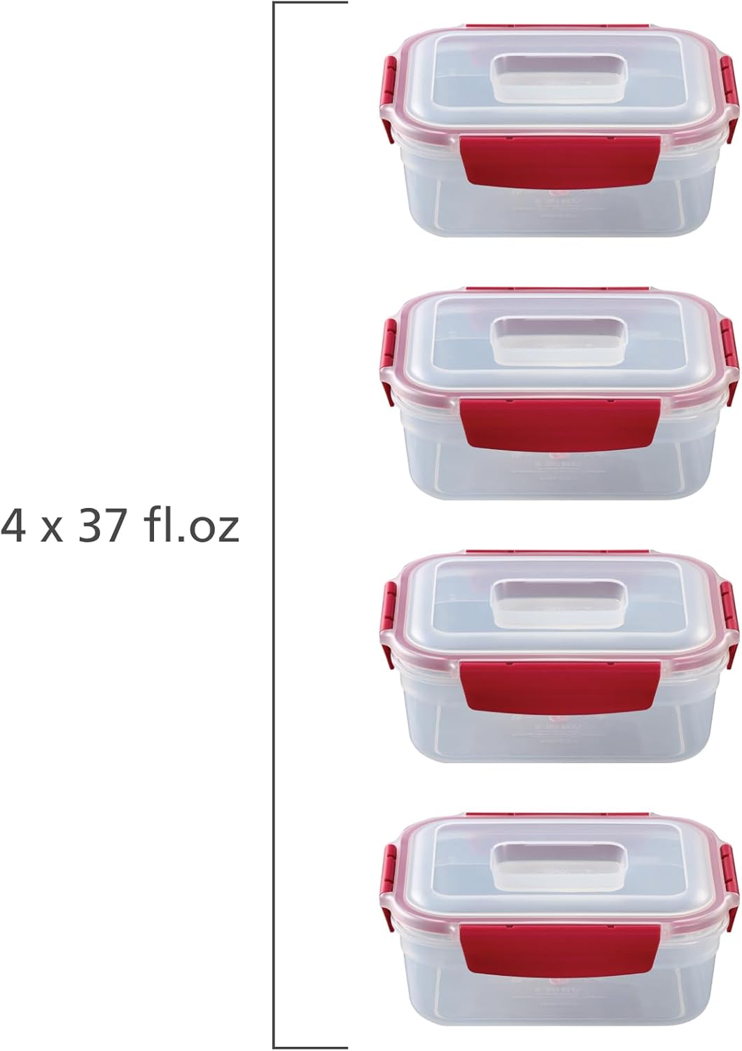 Joseph Joseph Nest Lock Plastic BPA Free Food Storage Container Set with Lockable Airtight Leakproof Lids, 10-Piece, Multi-Color