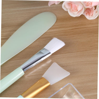 5pcs Diy Face Mask Kit Facial Mask Mixing Bowls Silicone Bowl Set Facial Stick Tool for Makeup
