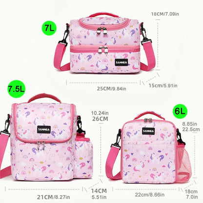 Lunch Bag for Kids Coole Lunch Box Tote for Women Girls Boys Children Student Insulated Bento Bag for School Work Picnic Outdoor Activities
