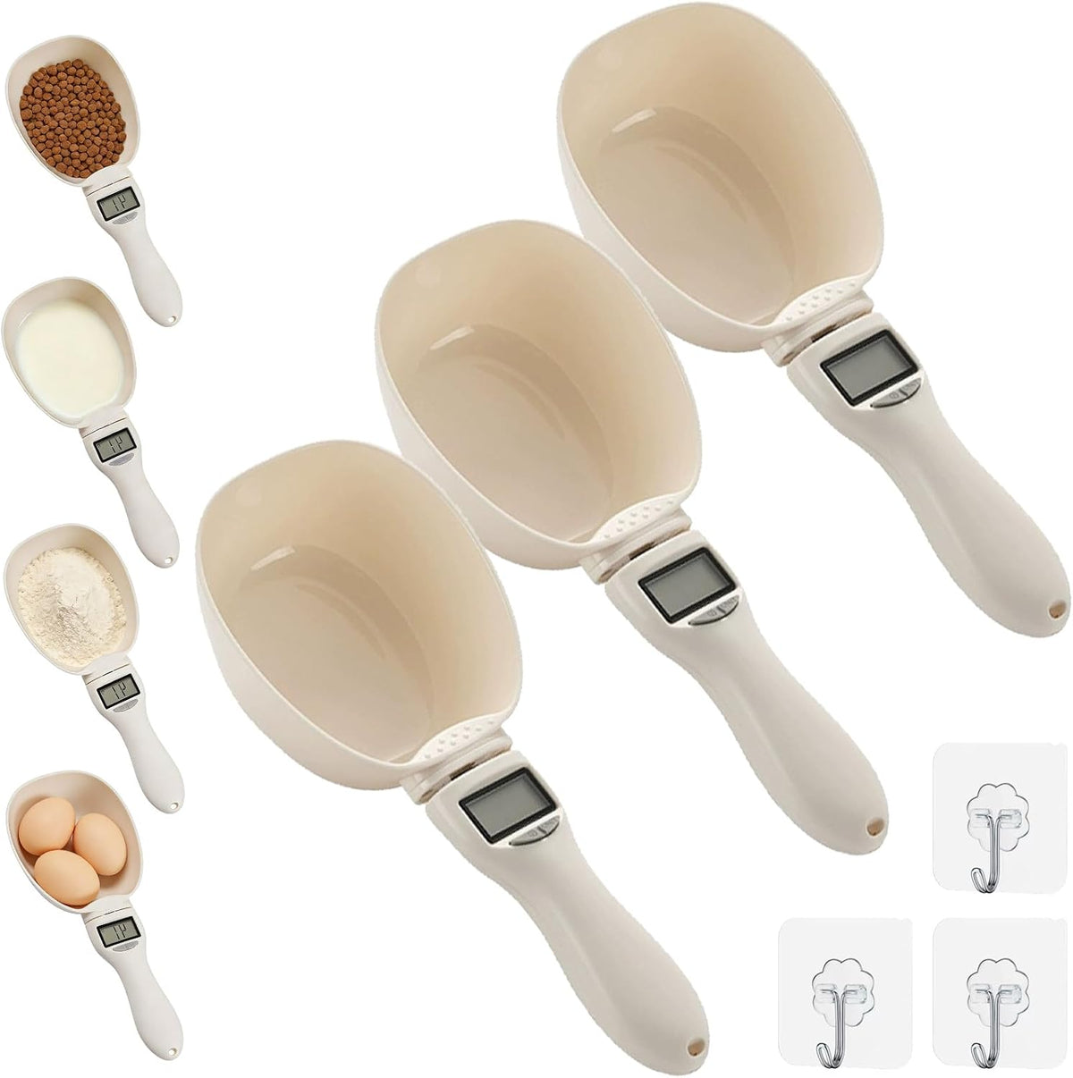 2026 New Digital Measuring Spoon, Electronic Measuring Spoon, Digital Food Measuring Scoop Scale Cup With LCD Display, 800g/1g High Precision, for Dog Cat Pet Food, Daily Meals Kitchen Gadgets (1)