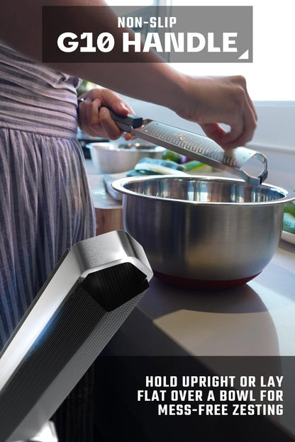 Dalstrong Wide Cheese Grater - Coarse Stainless Steel Blade