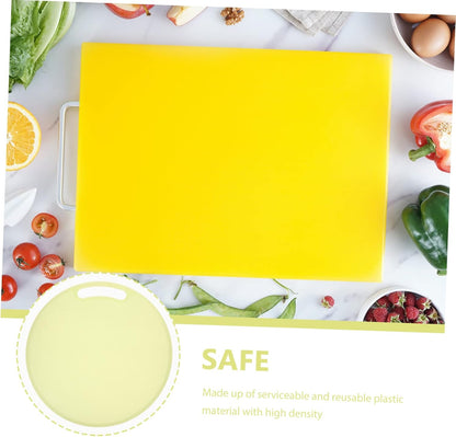 Hemobllo Round Portable Cutting Board Non Smell Food Safe PP Kitchen Mat for Fruit Vegetable Meal Prep