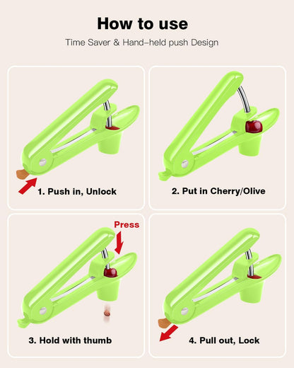 Cherry Pitter, Cherry Pit Remover Tool Cherries Corer Pitter for Cherry Jam