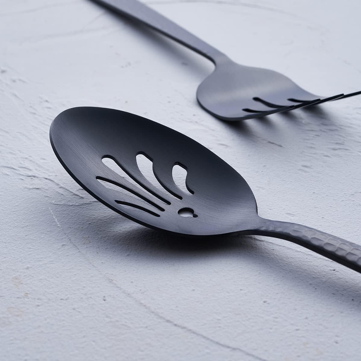 Matte Black Cake Pie Server Set