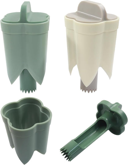 2 in 1 Upgraded Bell Pepper Cutter, 3 Pack