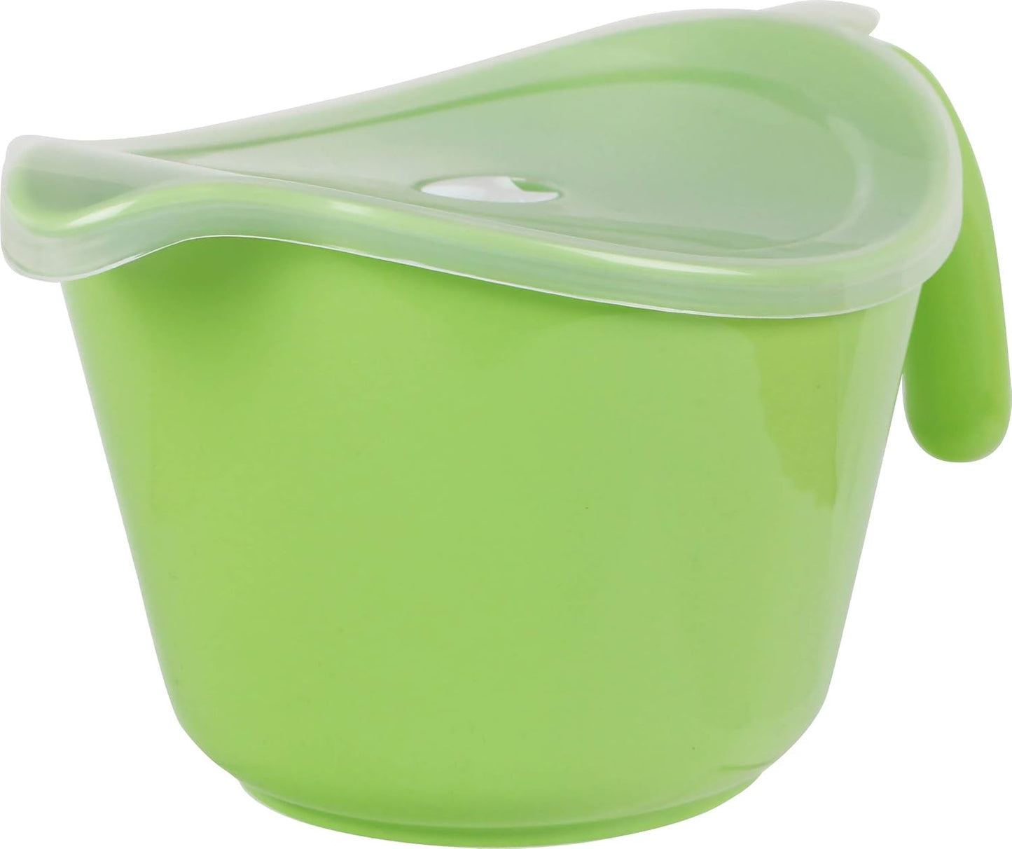 Batter Bowl With Pour Spout, Non-Slip Base,Space Saving Detachable Handle with Lid, 2 QT Heavy Duty BPA-Free Microwave & Dishwasher Safe (Fresh Lemons)