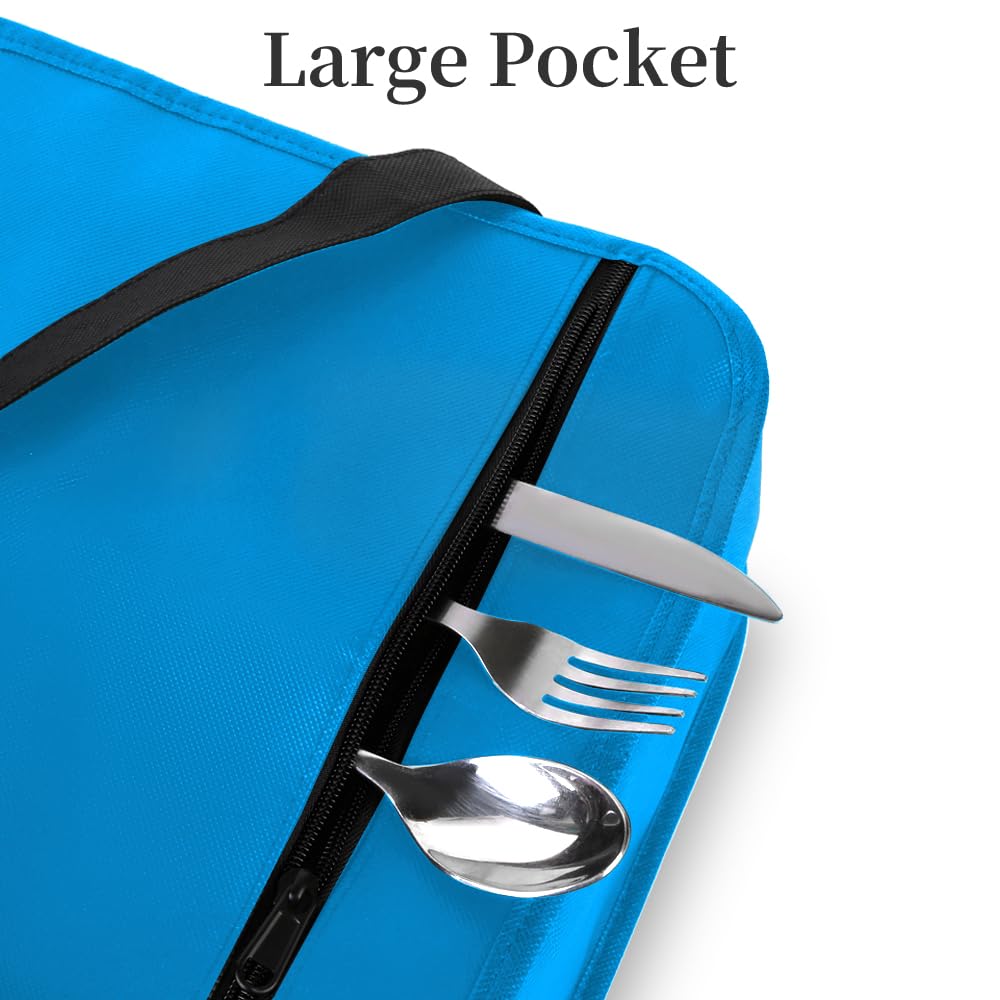 Bodaon Insulated Casserole Carrier Bag, Fits 9x13 and 11x15 Inch Baking Dish with Lid, Casserole Carriers for Hot or Cold Food for Transport, Thermal Lasagna Potluck Warmer Travel Tote, Black