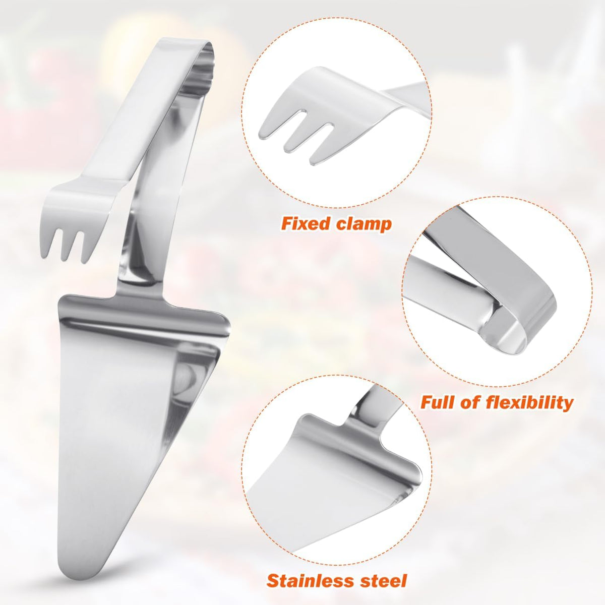 Luxshiny Stainless Steel Pizza Server 11.22 inch Triangular Spatula