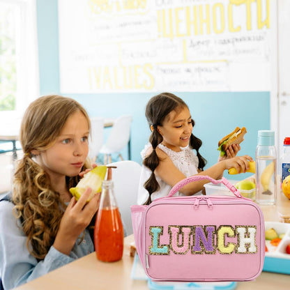 GYEUKHAM Insulated Lunch Box for School, Thermal Reusable Durable Freezable Lunch Bags for Kids Boys Girls Men Women - Small Soft Cooler Portable Lunch Tote Kit for Work Picnic Travel,Black