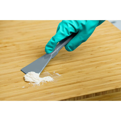 SPARTA Polypropylene Scraper Tool Food Safe Scraper for Removing Caked-On Residue in Commercial Kitchens, Plastic, 7.82 x 3 Inches, White