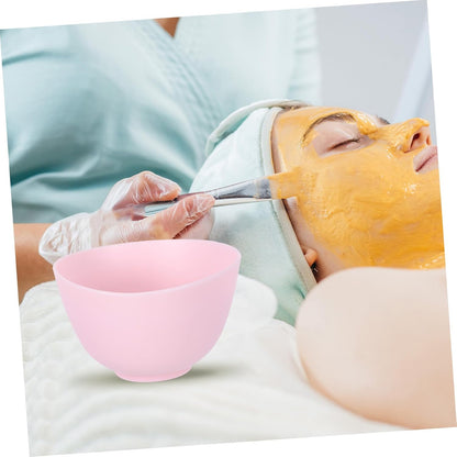 Didiseaon Odorless Anti-drop Silicone Mixing Bowl for Facial Masks Cooking Flexible Microwave Dishwasher Safe for Ingredients Sauces Medium Green
