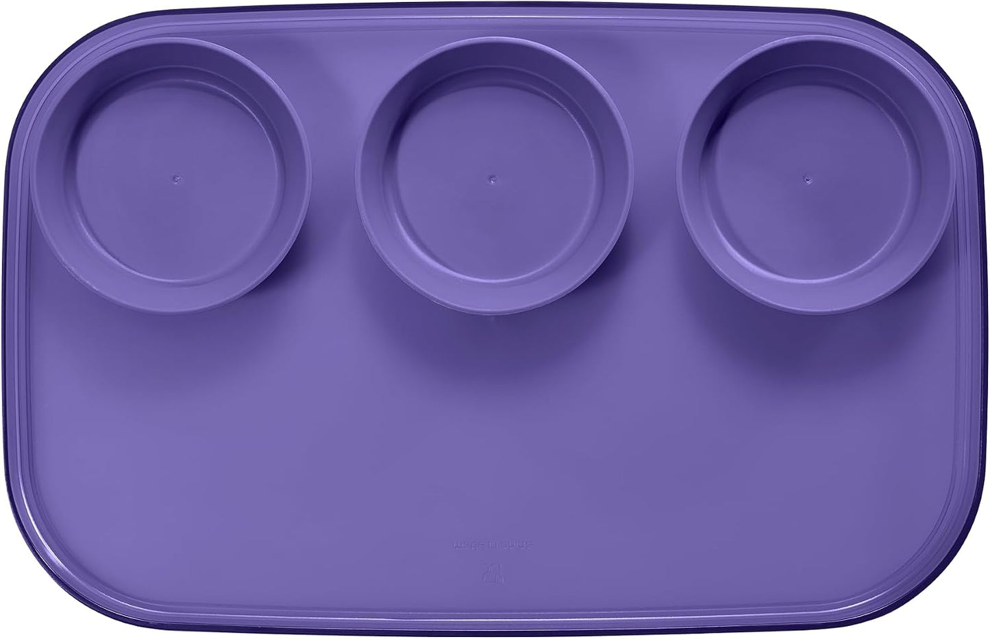 madesmart dipware 3 Bowl Serving Tray, Stackable & Removable Dip Bowls for Charcuterie, Guacomole, Snacks, Veggies, Premium Dishwasher & Microwave Safe, Multipurpose Plate & Bowl, Olive