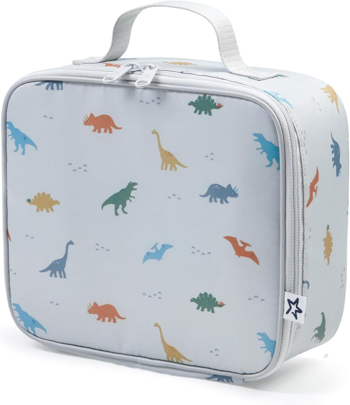 Tiny Twinkle Insulated Lunch Box for Girls and Boys | Durable and Reusable for School & Travel | Ages 3 and Up | Waterproof and Easy to Clean | PFAs and BPA Free（Boho Rainbow）