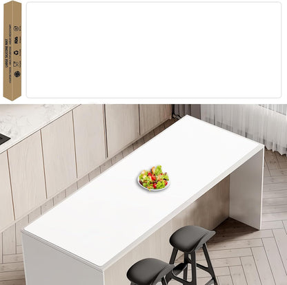 Extra Large Silicone Mat 78.7''x23.6''(200cmx60cm), Large Silicone Mats for Kitchen Counter, Multipurpose Heat Resistant Mat, Waterproof Placemat for Countertop Protector, Black