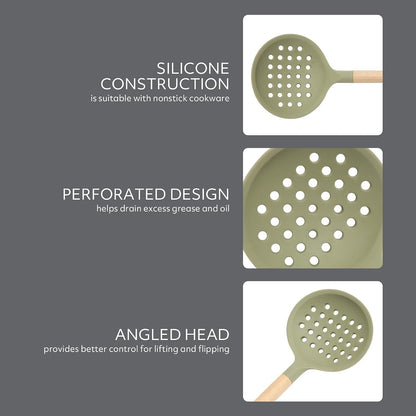 Sur La Table Kitchen Essential Mealcraft Silicone Spatula - Juniper Green
