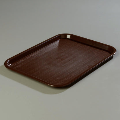 Carlisle FoodService Products Café Cafeteria Tray, Fast Food Tray for Restaurant or Commercial Use, 14" x 18", 1 Count, Black