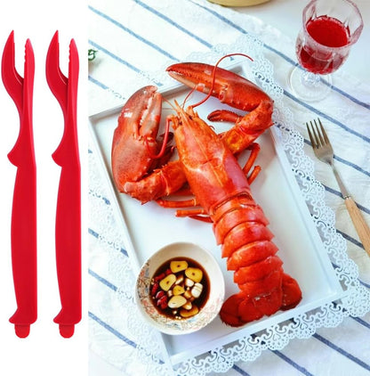 25 PCS Seafood Tools picks Crab Legs Crackers for Crab,Lobster,Prawns,Shellfish Sheller Knife.