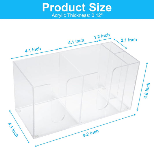 YeeBeny Cup Holder with Marker Slot, Acrylic Party Cup Organizer Storage Party Cup Dispenser Cup Mark Your Cup, Single Cup Dispenser, Disposable Cup Dispenser, Perfect for Any Occasion
