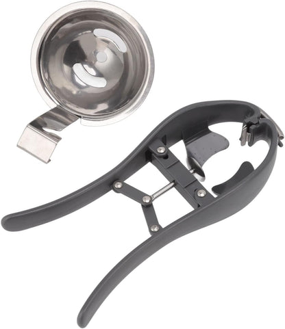 Egg Cracker, Stainless Steel Egg Separator, Professional Handheld Automatic Quick Egg Opener Egg Separator for Kitchen Tools
