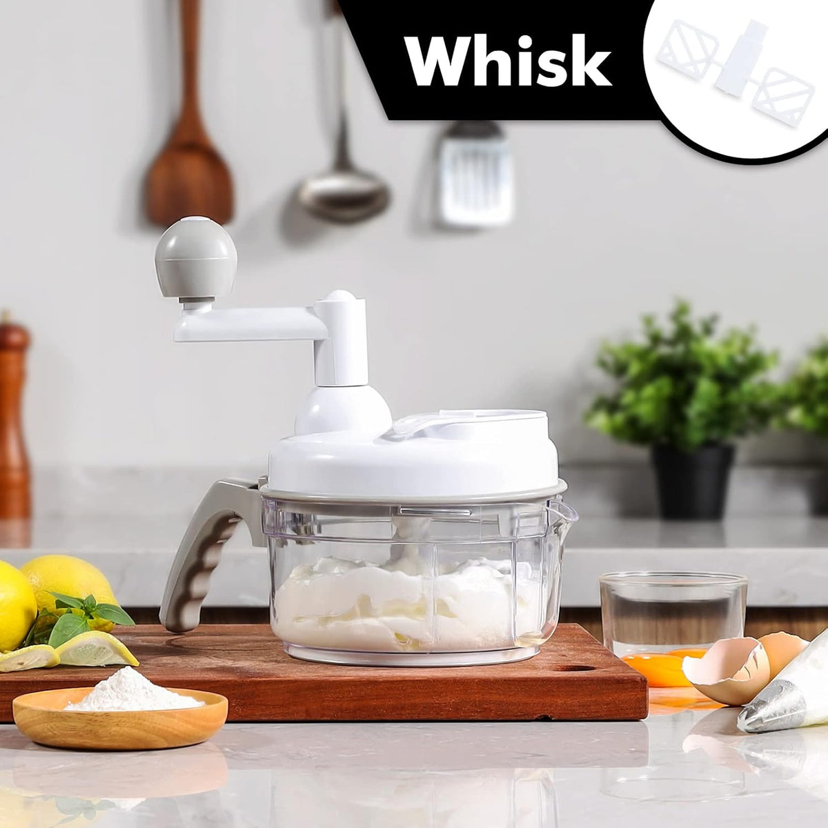 Geedel Large Food Chopper Vegetable Chopper, Manual Food Processor, 3 Cups