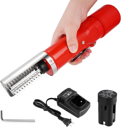2000mAh Cordless Electric Fish Scaler Remover, Forward & Reverse Function
