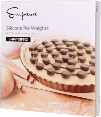 Empava 46 Inch L Multi-Purpose Silicone Pie Weights Chain and Trivet in Gray EMPV-GIFT03
