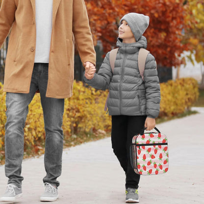 Rainbow Leopard Lunch Box Thermal Cooler Bento Tote Bags Portable Insulated Lunch Bag for Girls Teens, Kids Lunch Bags for School Beach Picnic Travel