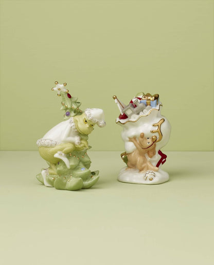 Lenox 898096 Merry Grinchmas Chip & Dip Bowl, Christmas Dishes, Festive Holiday Serveware