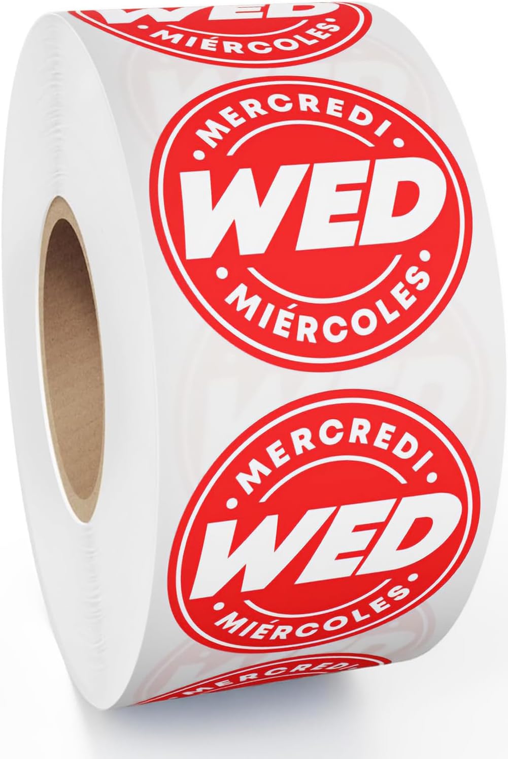 Easy Identification Date Stickers 7,000 Days of the Week Stickers – Sunday 3/4" Days of the Week Food Labels – Day Dots for Food – Restaurant Supplies – Best By Commercial Kitchen Supplies