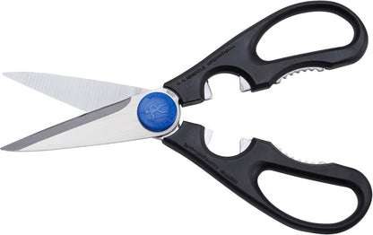 HENCKELS Kitchen Shears, Made in Japan, Kitchen Scissors, Multi-Purpose Scissors with Stainless Steel Blades, Built-In Bottle Opener & Soft Grip – Dishwasher Safe