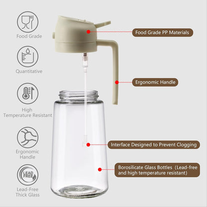 SWEET VIEW Olive Oil Sprayer for Cooking 16oz/470ml