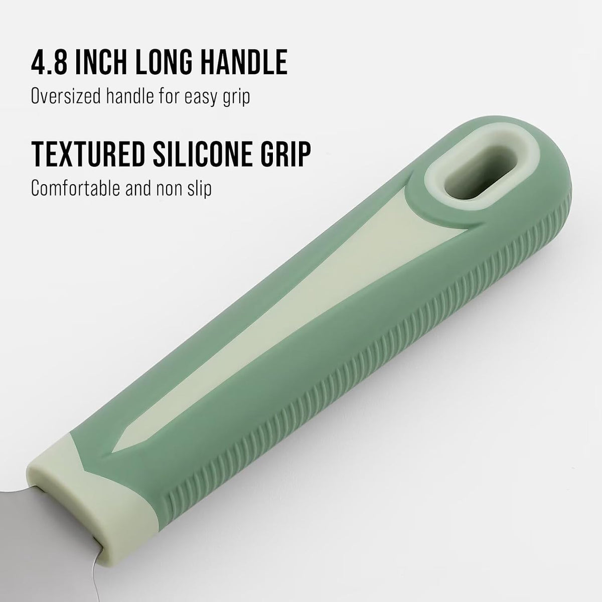 Julienne Peeler Vegetable Peeler with 4.8'' Long Silicone Handle