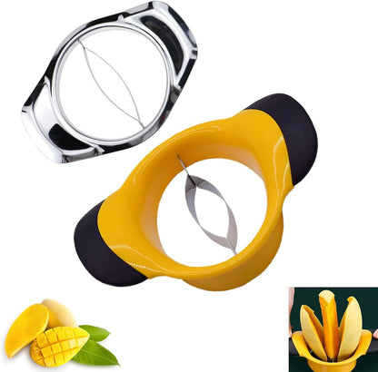 Mango Slicer Fruit Tool for Mangoes Effortless Pitting Mango Cutter 2 Pack