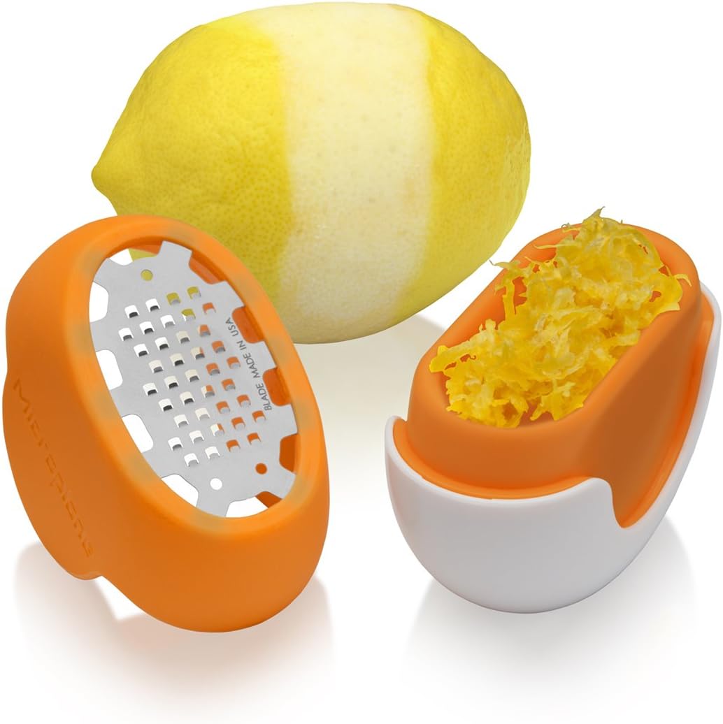 Microplane Flexi Zesti Handheld Citrus Zester (Orange)