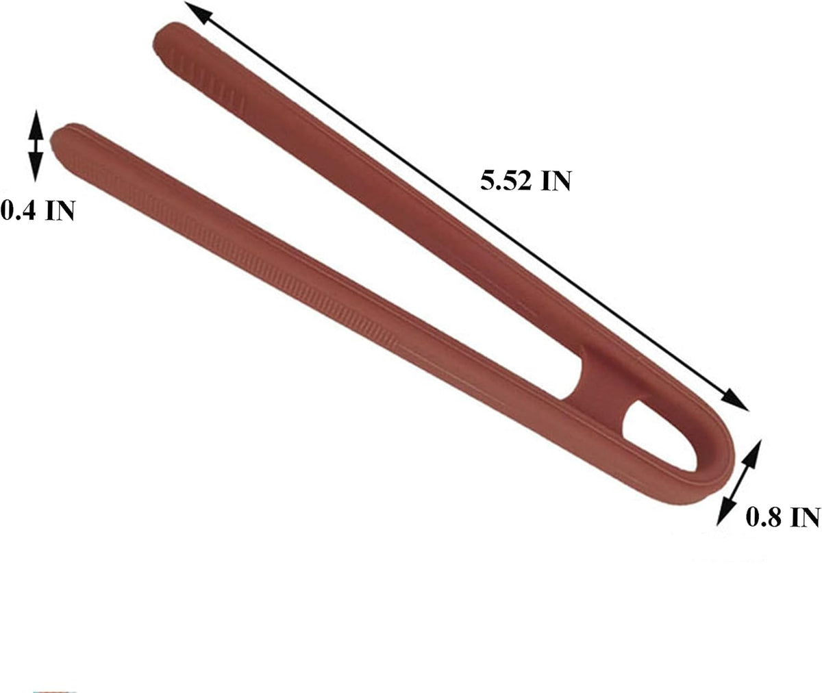 Silicone Mini Tongs, Small Serving Tongs/Grippers for Appetizers, Popcorn, Candy, Ice Cubes, Sugar Cubes, Fruit, Salad & Snacks (3 Pcs Silicone)