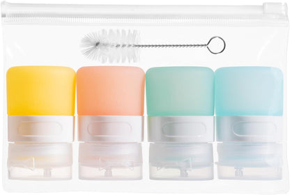 MICEBAY 2 oz Condiment Squeeze Bottles, Leakproof Salad Dressing Container