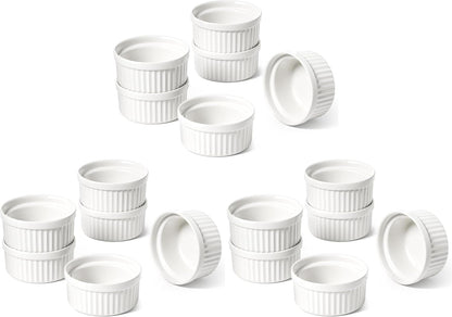 LE TAUCI Sauce Cups 2 OZ, Set of 6, White