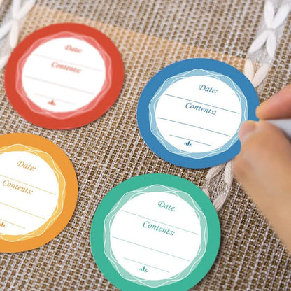 Kitchen Removable Handwritten Date Label Sticker Food Storage Time Content Marker