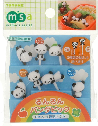 8 Pcs Cute Fun Bento Picks Set, Food Picks for Kids,School Lunch Accessories for Kids, Cute Animal Fruit Toothpicks,Fruit Food Toothpicks, Lunch Bento Box Picks for Toddler Cocktail Picks
