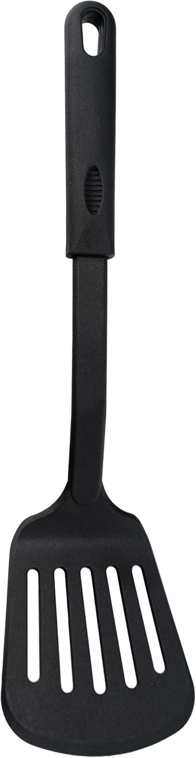 Norpro Nylon Nonstick 13-Inch Slotted Spatula, Black
