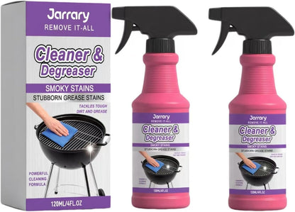 Fast-Acting Heavy-Duty Grill Degreaser Spray, Grill Cleaner, Quick Foaming Multi-Surface Barbecue Degreaser for Outdoor Grills, Stainless Steel Grates, Oven Racks, Vent Hoods & Stovetops (1pcs)