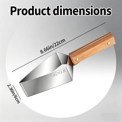 Watermelon Slicer-Triangle Watermelon Cutter with Wooden Handle