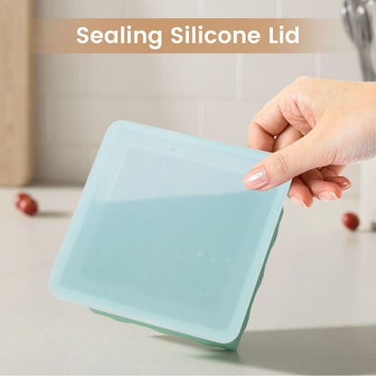 Silicone Freezer Tray for Soup Ice Cubes: 2-Cup Freezing Trays with Lid for Meal Prep - 4Pack Silicon Soup Portion Freeze Tray Make Stock Souped Ice Cube