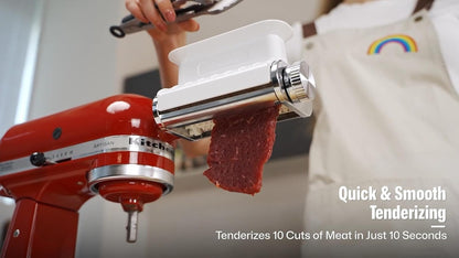Meat Tenderizer Attachment for KitchenAid Mixer, 3 Thickness Settings