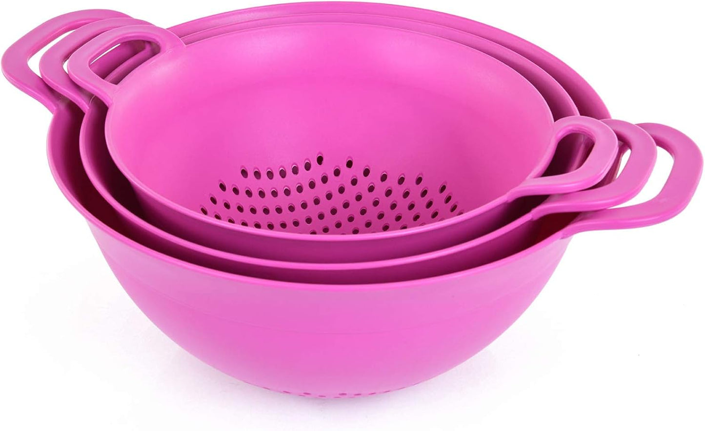 Mintra Home Colanders 3pk (Assorted 3pk, Black)