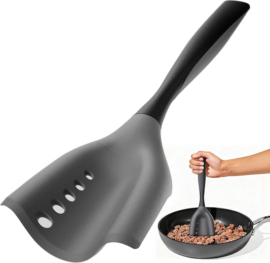 Meat Chopper Spatula Ground Beef Potato Masher Hamburger Smasher Tool